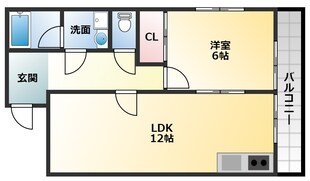 スリーフレンド河合の物件間取画像